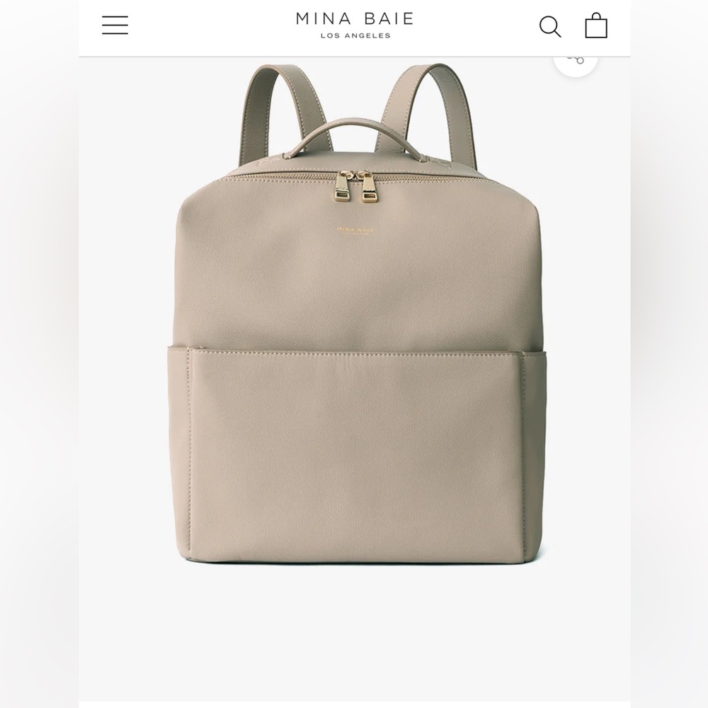 Mina Baie Stylish Diaper Bag- Full Size Sand Stevie Bag Brand new!